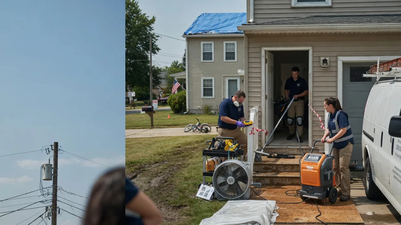Water Damage Repair in Laceyville, PA near me